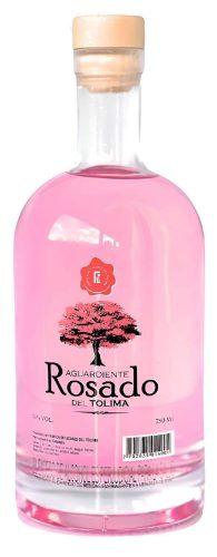 Presentación de la Botella de Tapa Roja Rosado